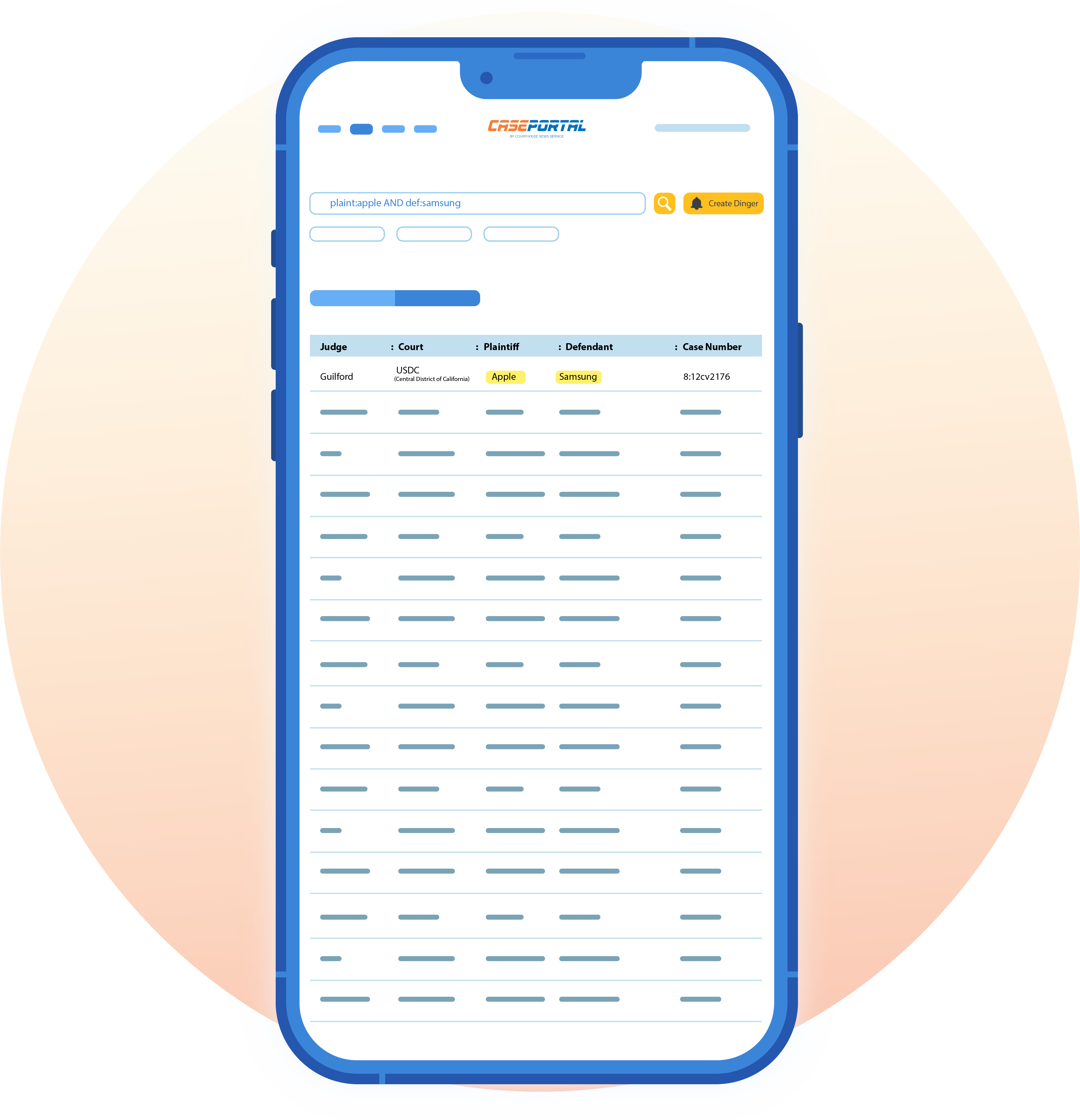 caseportal-mobile-friendly-docket-sheets-and-downloads CasePortal has mobile-friendly docket sheets and lets you download documents directly to your phone